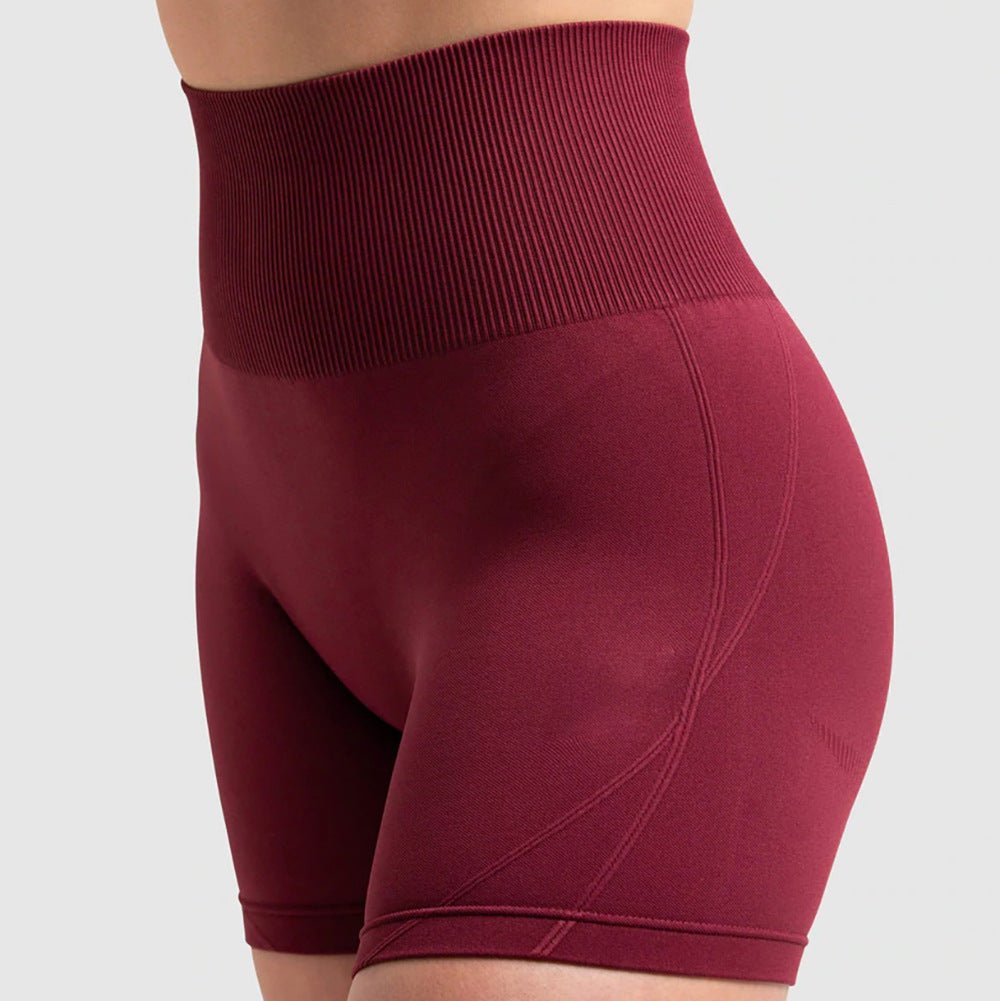 Seamless Sports Bra Set with Peach Hip Trousers – Super Stretch Long Sleeve Yoga Outfit S, M, L