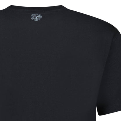 Stone Island 24/2 'Optical One' Print T-Shirt Black