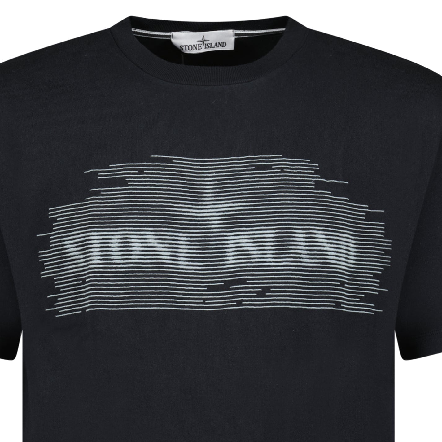 Stone Island 24/2 'Optical One' Print T-Shirt Black