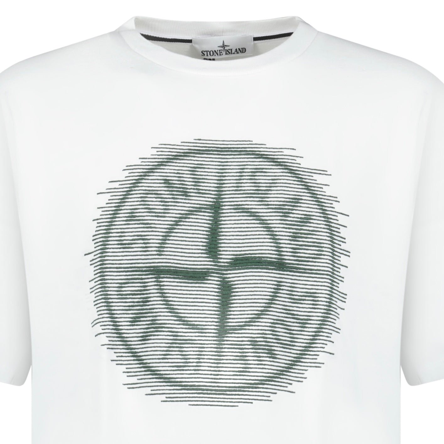 Stone Island 24/2 'Optical Two' Print T-Shirt White