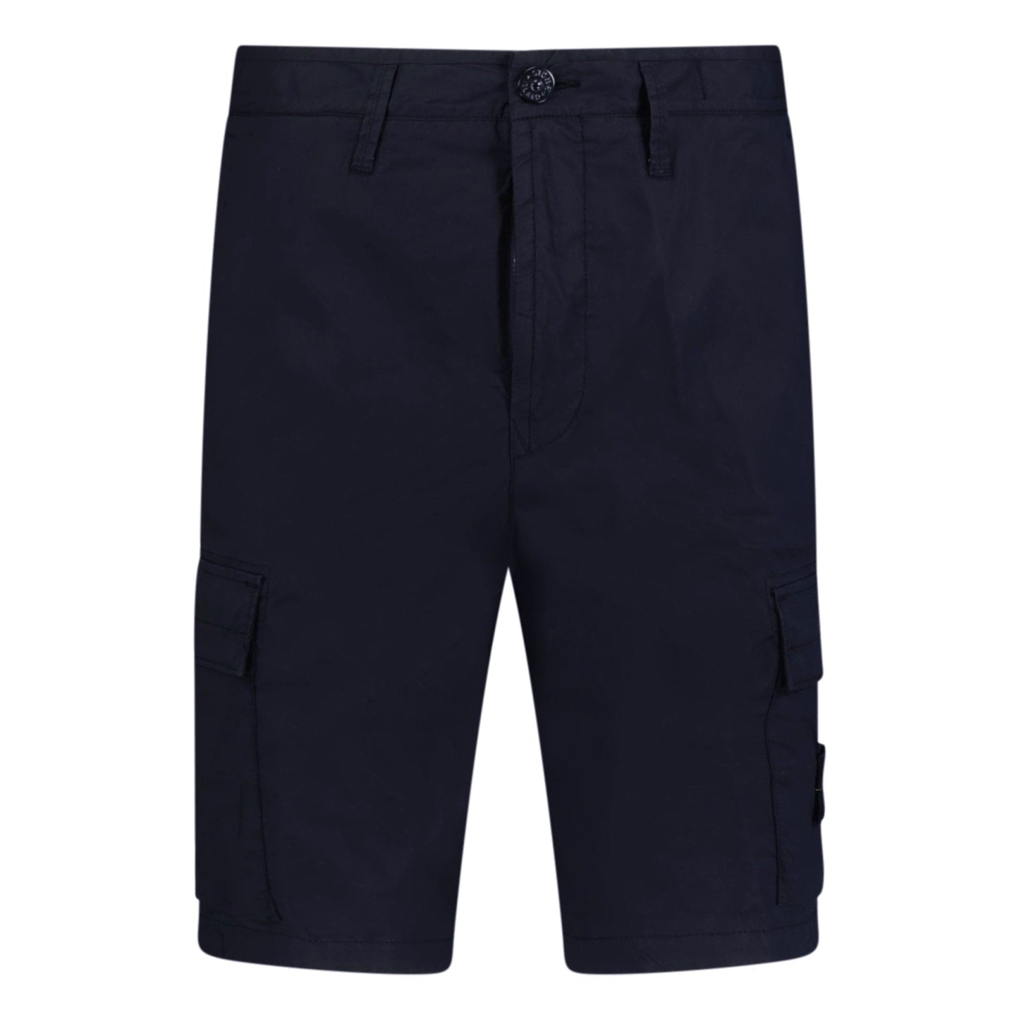 Stone Island Bermuda Cargo Shorts Navy