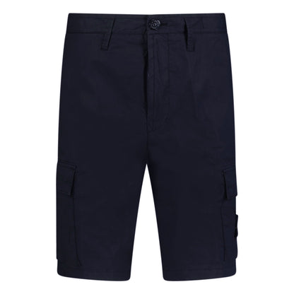 Stone Island Bermuda Cargo Shorts Navy