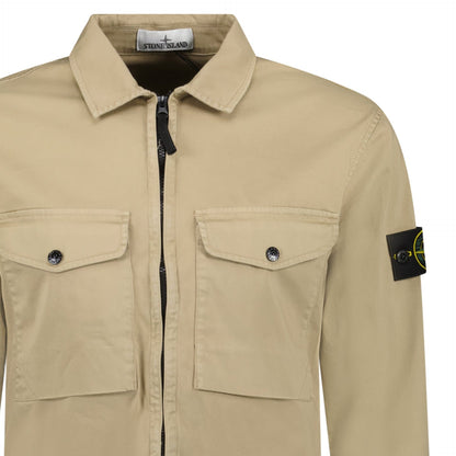 Stone Island Biscuit Front Pocket Over-Shirt