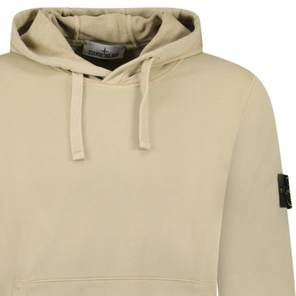 Stone Island Brushed Organic Cotton Hoodie Desert