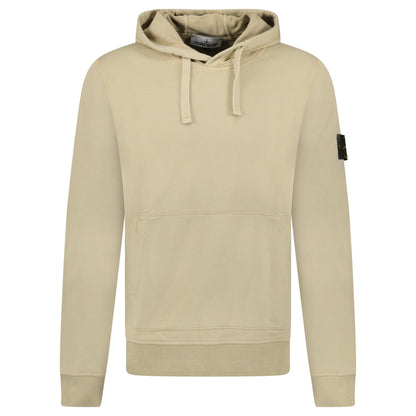Stone Island Brushed Organic Cotton Hoodie Desert