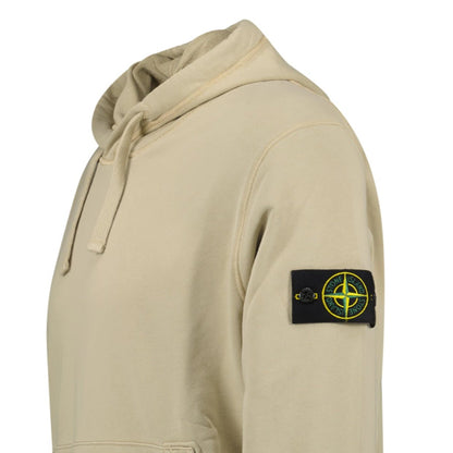 Stone Island Brushed Organic Cotton Hoodie Desert