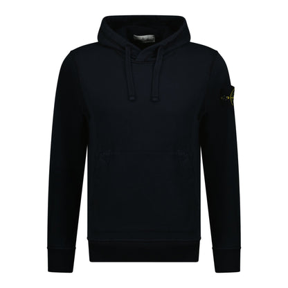 Stone Island Cotton Hooded Sweatshirt Navy