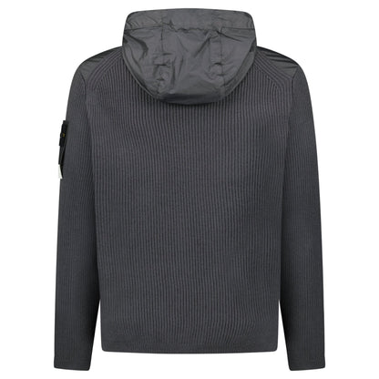 Stone Island Crinkle Reps R-NY Wind Resistant Jacket in Lead Grey