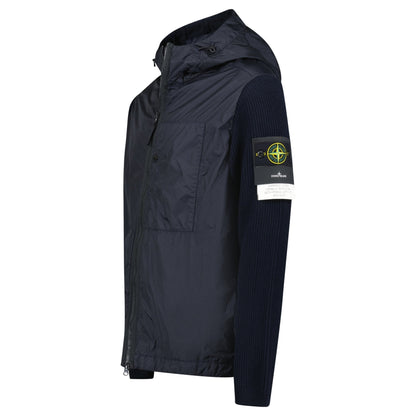 Stone Island Crinkle Reps R-NY Wind Resistant Jacket in Navy