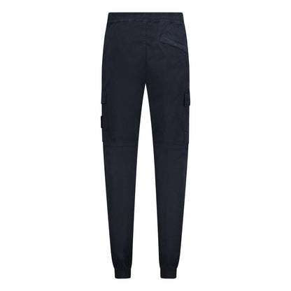 Stone Island Cuffed Cargo Trousers Navy
