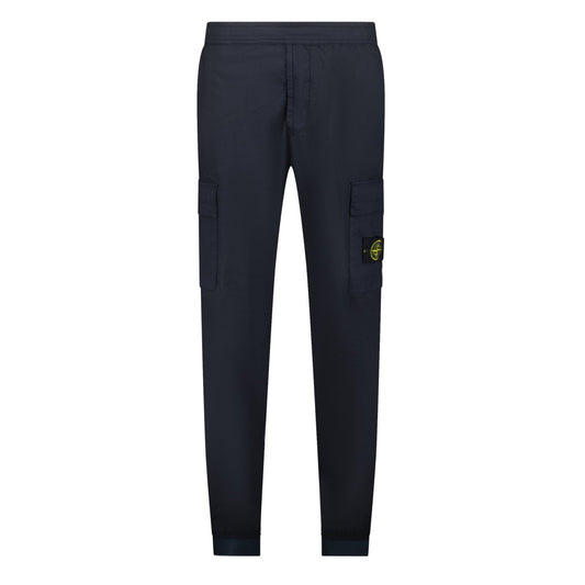 Stone Island Cuffed Cargo Trousers Navy