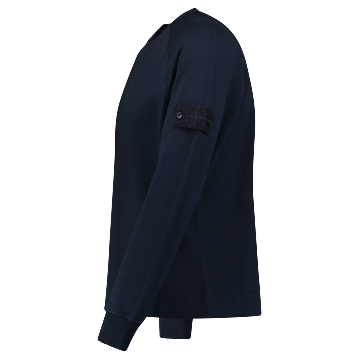 Stone Island Ghost Badge Crewneck Sweatshirt Navy