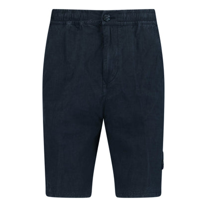 Stone Island Lino Nylon Tela-Tc Bermuda Comfort Shorts Navy