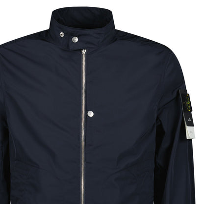 Stone Island Micro Twill Blouson Jacket in Navy