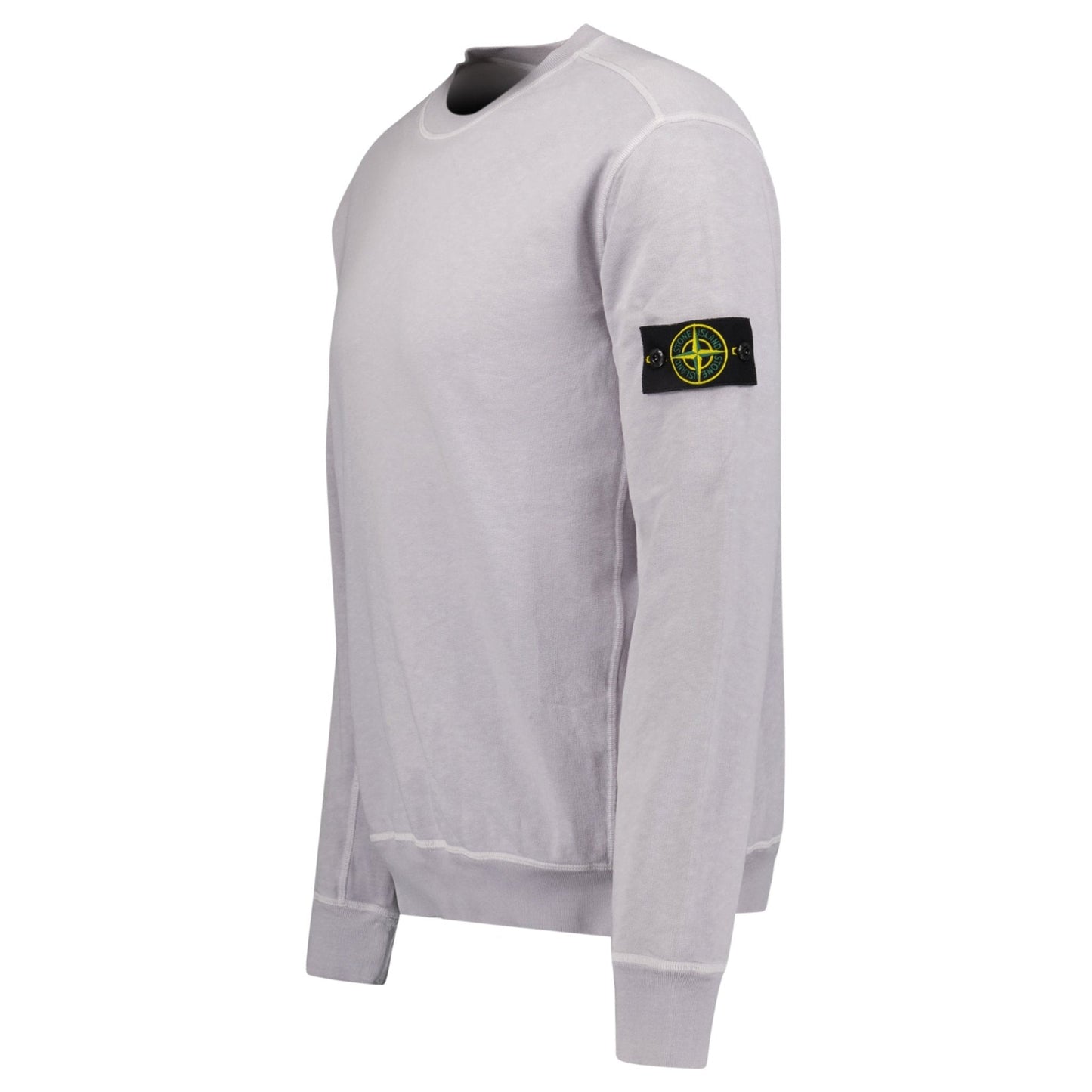 Stone Island Old Effect Crewneck Sweatshirt Lilac