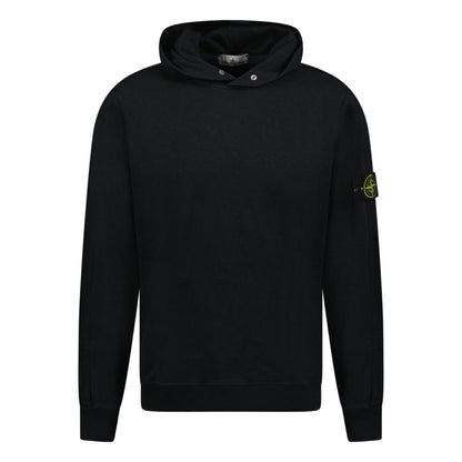 Stone Island ‘Old’ Treatment Hooded Sweatshirt In Black