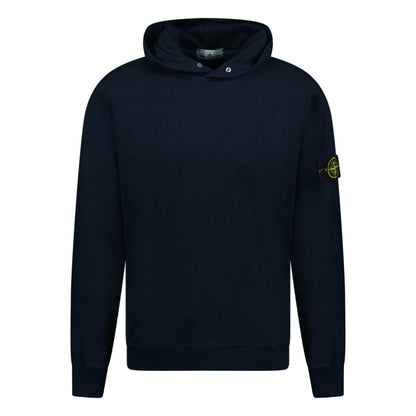 Stone Island ‘Old’ Treatment Hooded Sweatshirt Navy