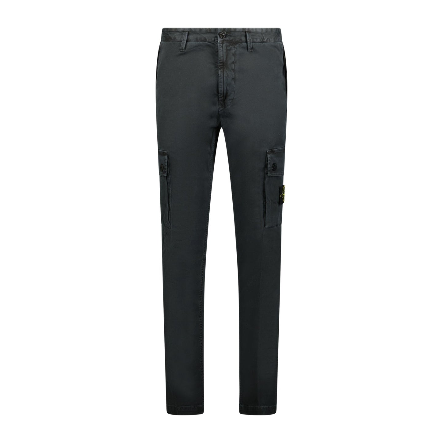 Stone Island Patch Cargo Trousers Black