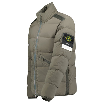 Stone Island Puffer Jacket In Seamless Tunnel Nylon Walnut Brown