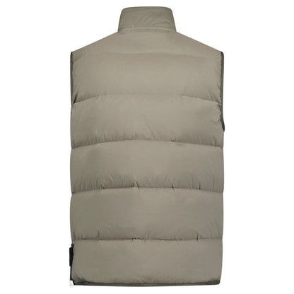 Stone Island Puffer Seamless Tunnel Nylon Gilet Brown