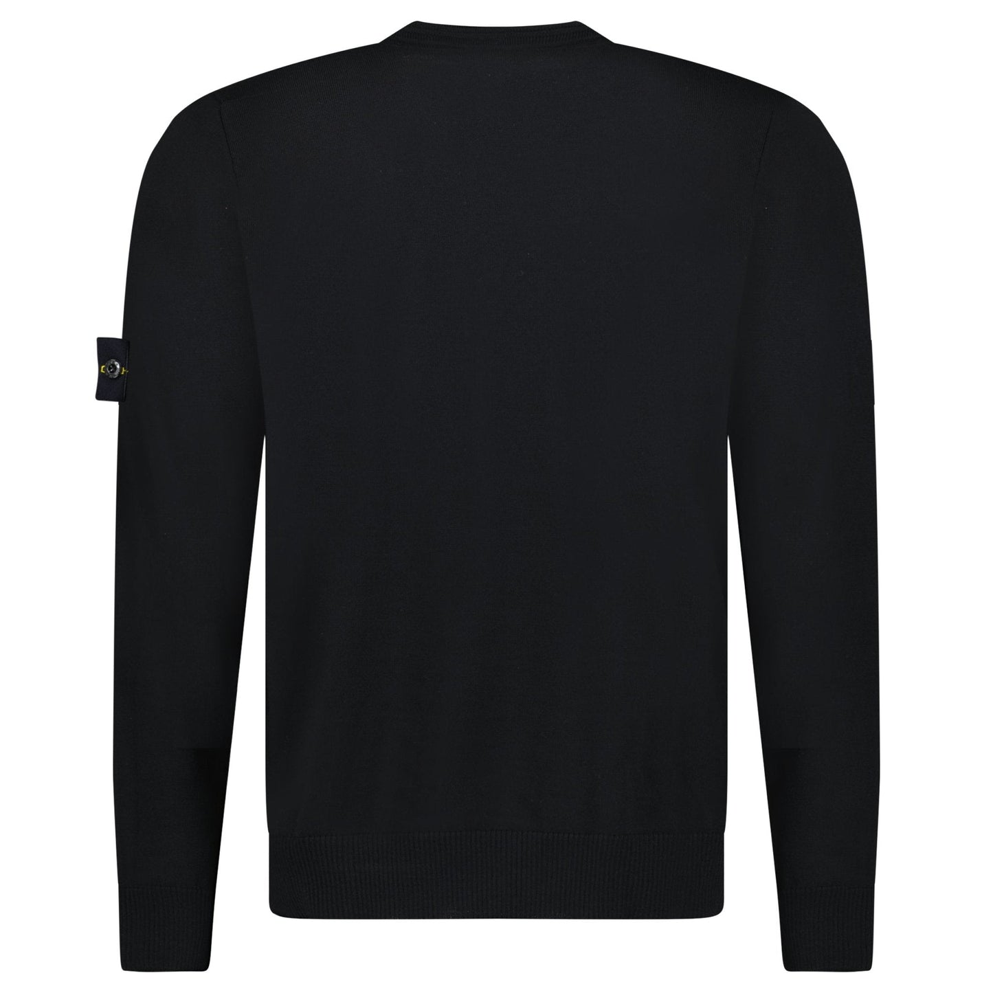 Stone Island Pure Light Wool Crewneck in Black