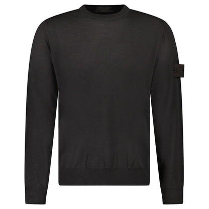 Stone Island Ghost Wool Crew Neck Jumper Dark Brown