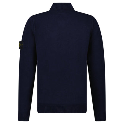 Stone Island Half-Zip Jumper in Navy