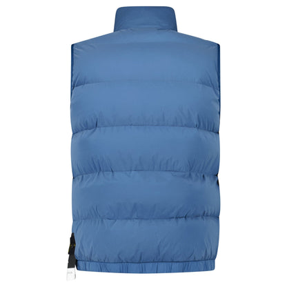 Stone Island Puffer Seamless Tunnel Nylon Gilet Blue