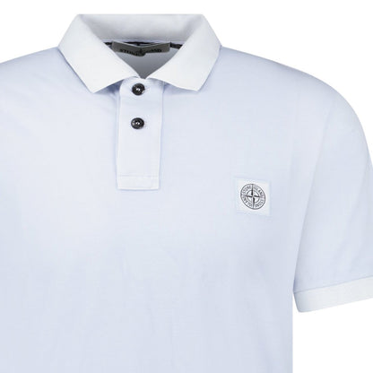 Stone Island Slim Fit Polo Shirt in Sky Blue