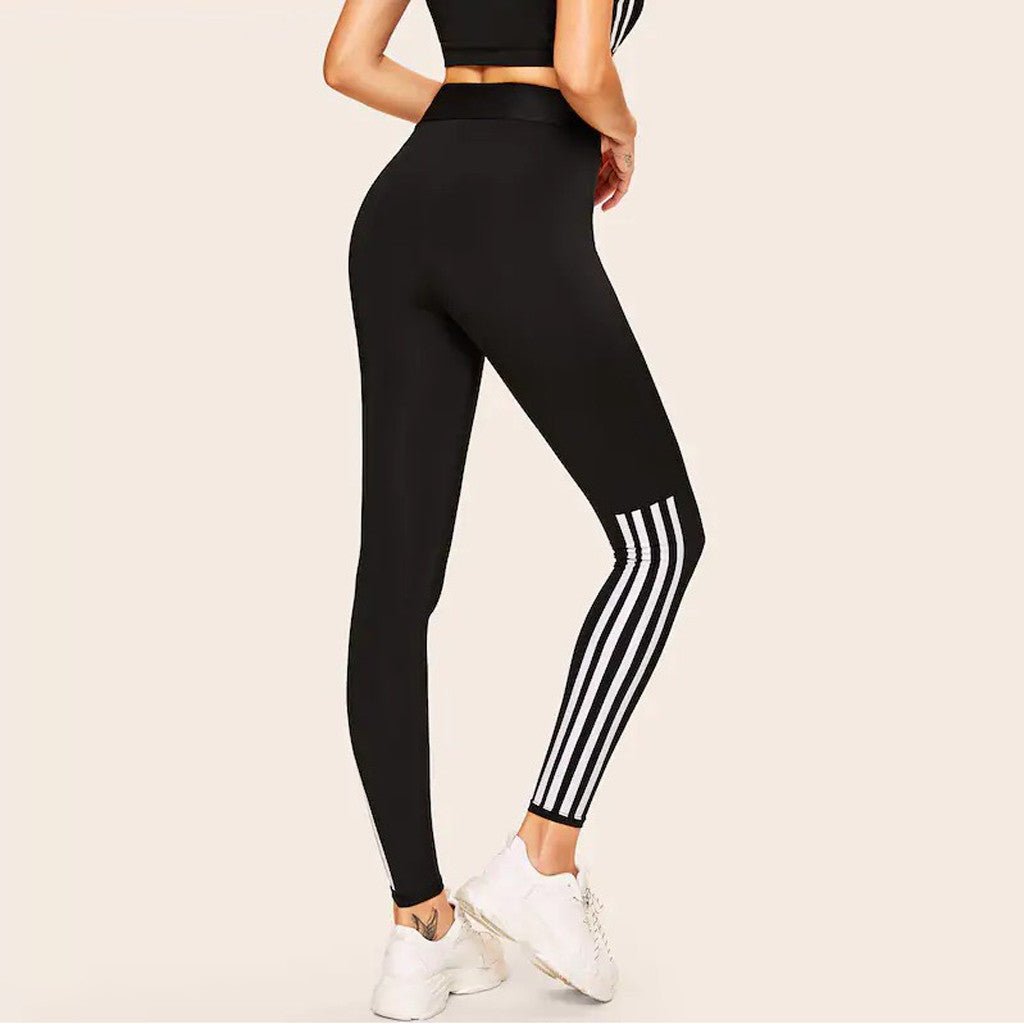 Stylish White Yoga Sport Leggings for Women - Comfy, Durable, Perfect for Gym and Casual Wear