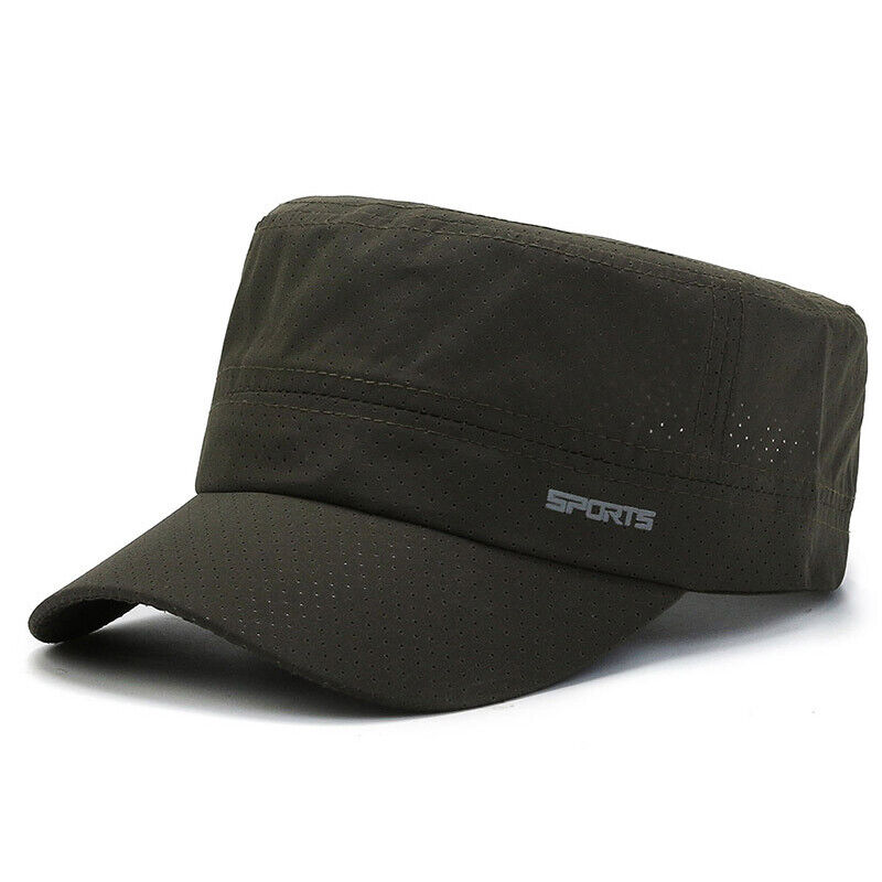 Mens Cap Army Hat Cadet Castro Military Patrol Baseball Autumn Hat Adjustable UK