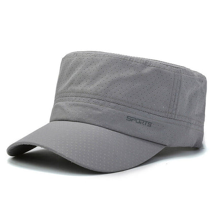 Mens Cap Army Hat Cadet Castro Military Patrol Baseball Autumn Hat Adjustable UK