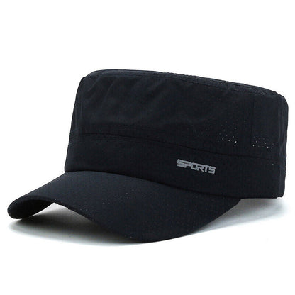 Mens Cap Army Hat Cadet Castro Military Patrol Baseball Autumn Hat Adjustable UK