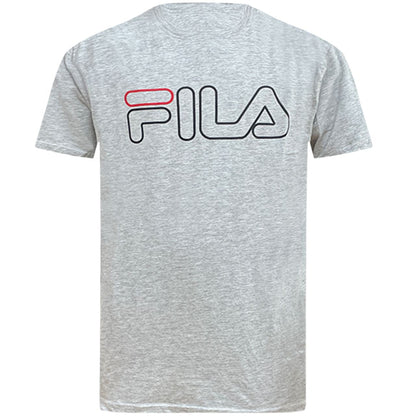 New Mens FILA T-Shirt Short Sleeve Shirt Crew Neck Casual Top Tee Size S-XXL