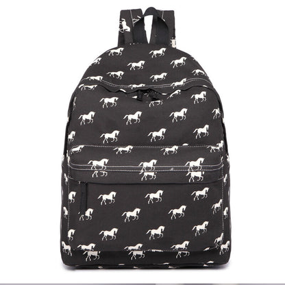 GIRLS BOYS RETRO BACKPACK SCHOOL RUCKSACK LAPTOP/TRAVEL/WORK BAG