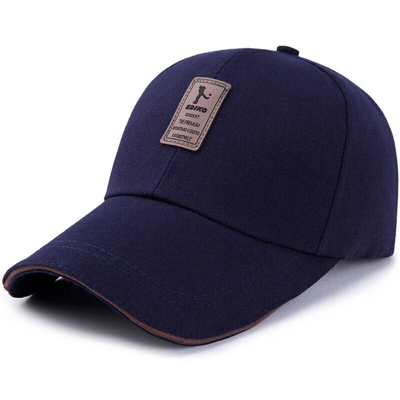Baseball Caps Hat Mens Women Black sports Cap Adjustable Casual Summer Hats ~