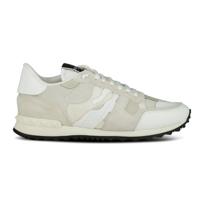 Valentino Garavani Camouflage Rockrunner Trainers White
