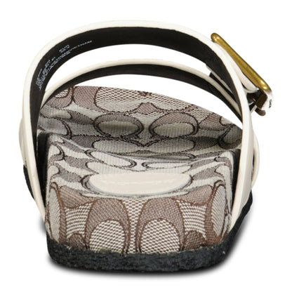 Coach Addison Sandals Chalk White