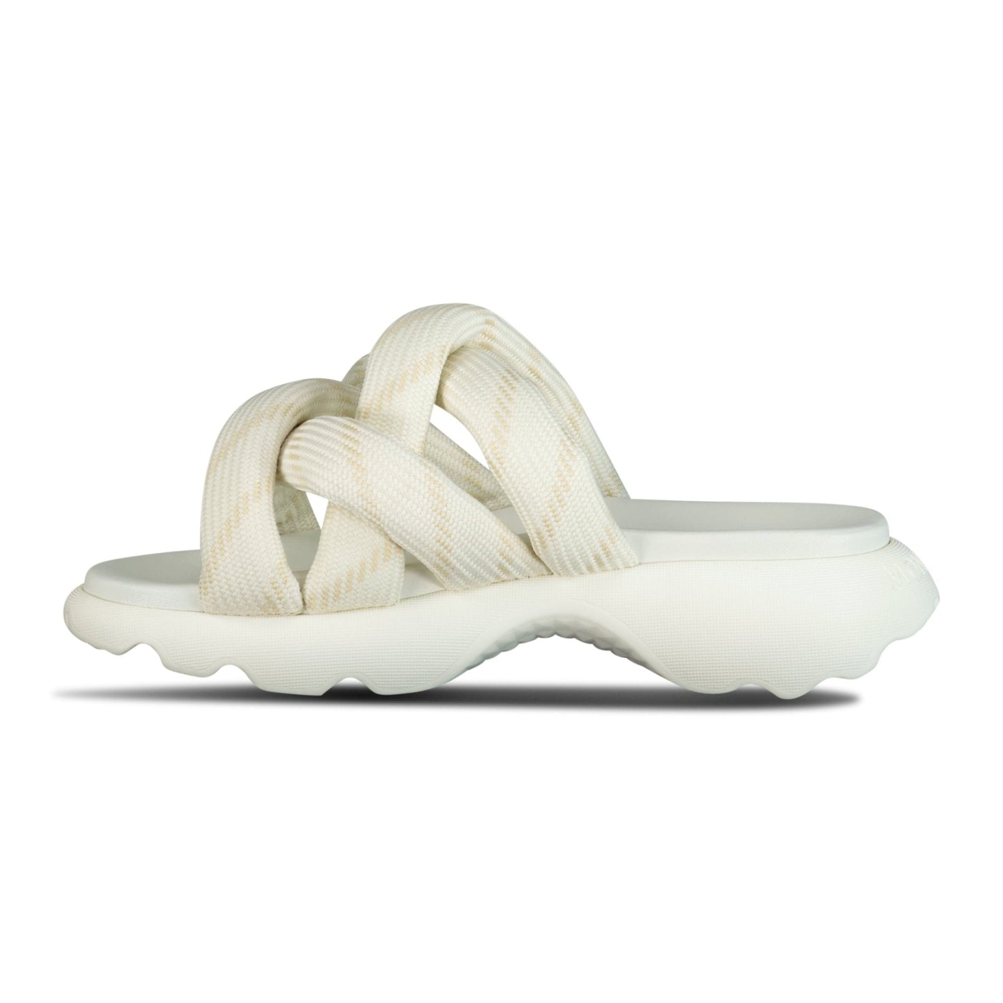 Moncler 'Belay Knot' Sliders Beige