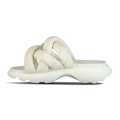 Moncler 'Belay Knot' Sliders Beige